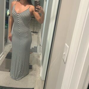 Black and white maxi